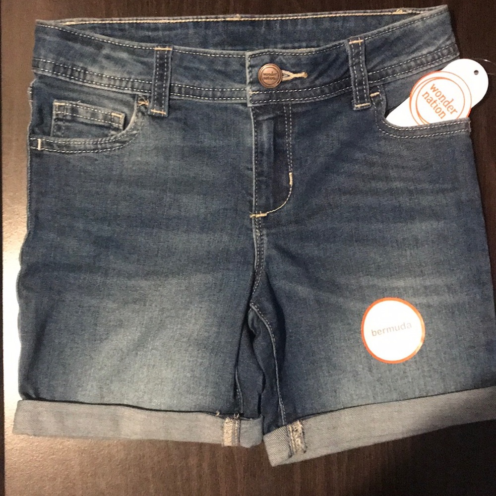 Girls Bermuda Jean Shorts